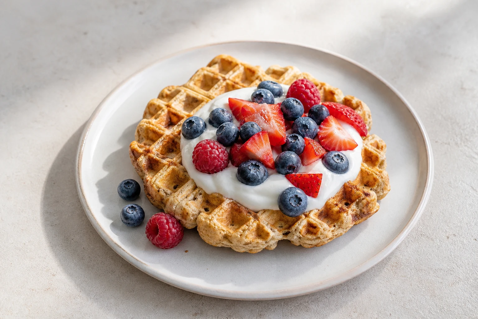 Protein-Waffeln