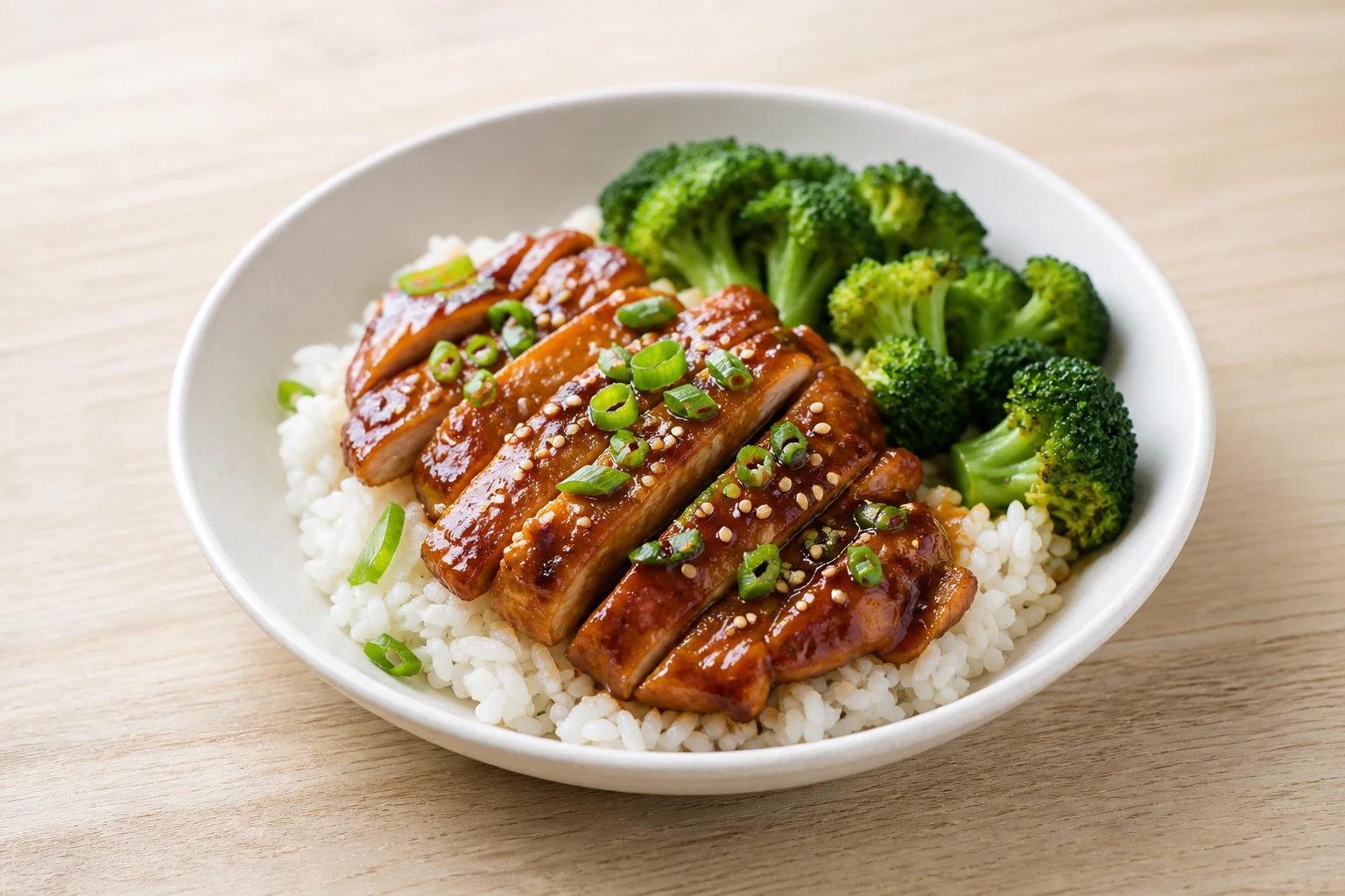 Hähnchen Teriyaki mit Reis