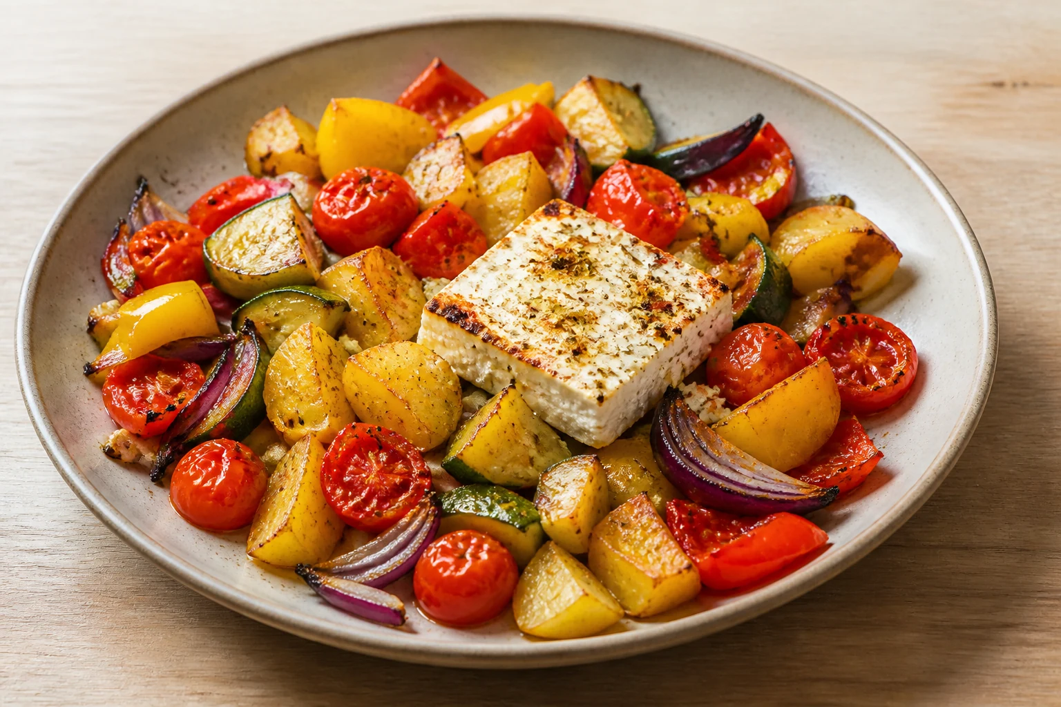 Ofengemüse mit Feta