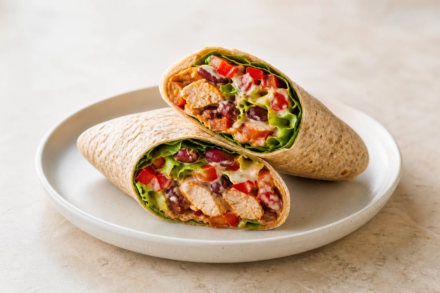 Gefüllte Wraps